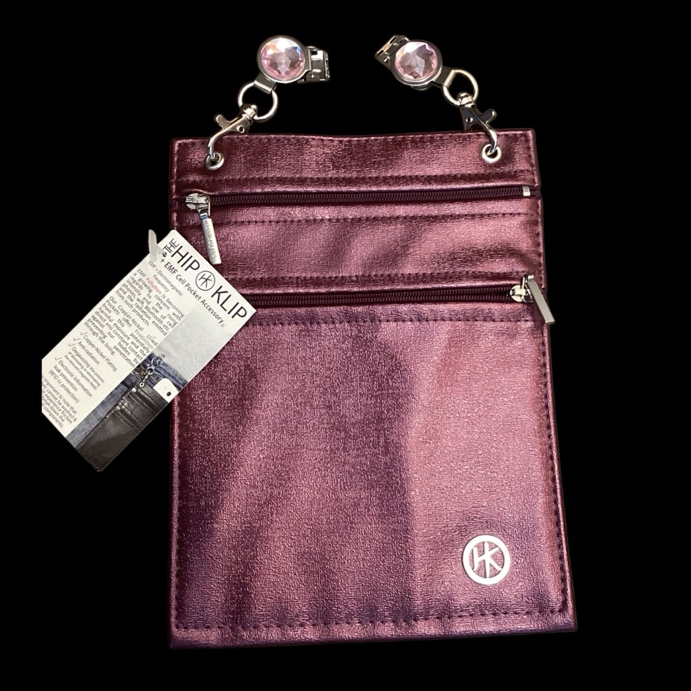 HIP‎ KLIP Purple Passion EMF/RFID Blocking Travel Hands Free